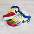 Watermelon Drip Graffiti Kids Custom Air Force 1