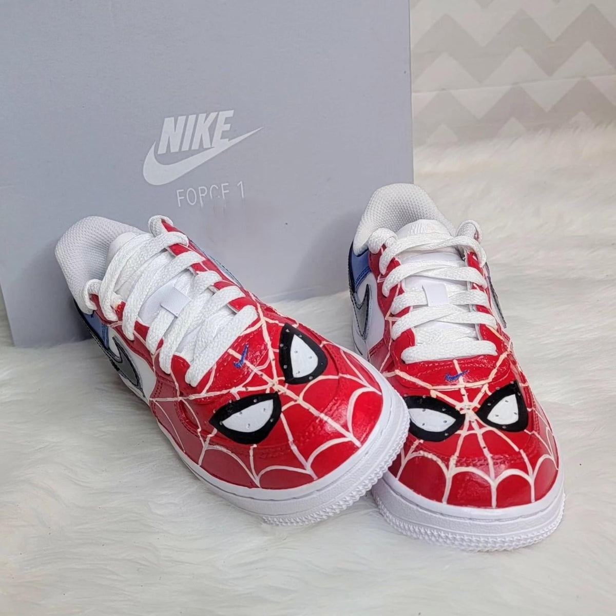 Spider-Man Kids Custom Air Force 1