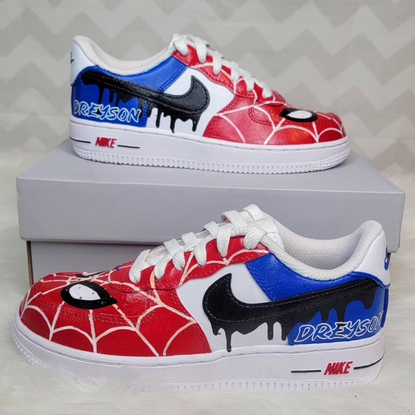 Spider-Man Drip Custom Air Force 1