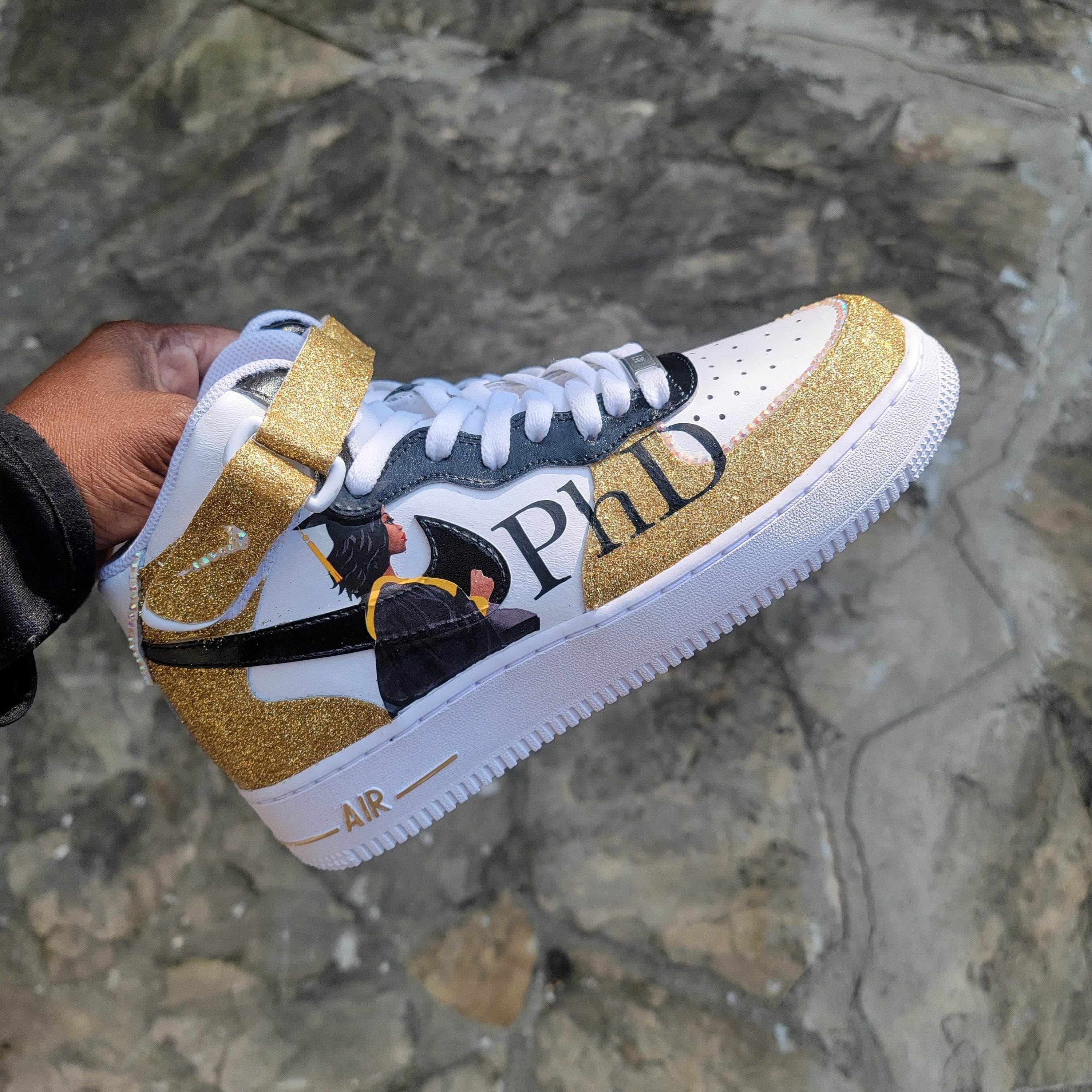Graduation Graffiti Custom Air Force 1