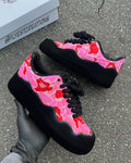 Hand Painted Pink Camo Custom Air Force 1 Sneakers
