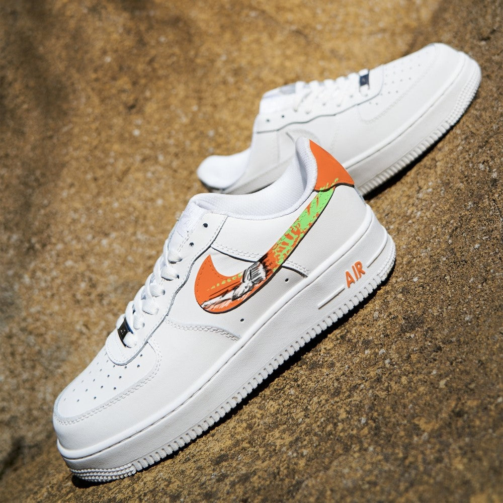 Blue Orange GTR Custom Air Force 1