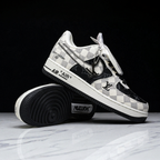 Custom Hand Painted Checkerboard Air Force 1 Sneakers