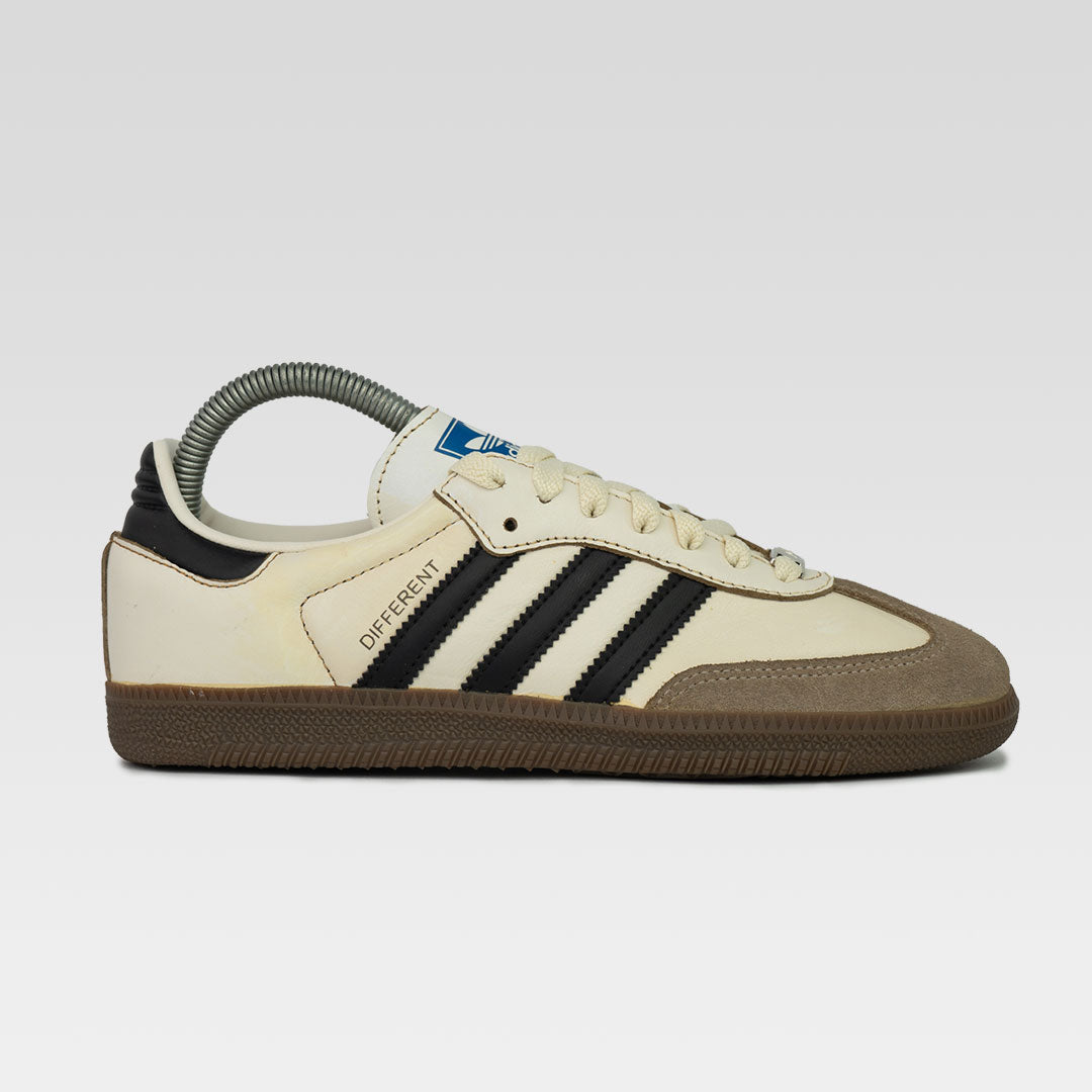Same But Different Khaki Custom Adidas Samba