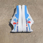 Blue White Ski Custom Air Force 1