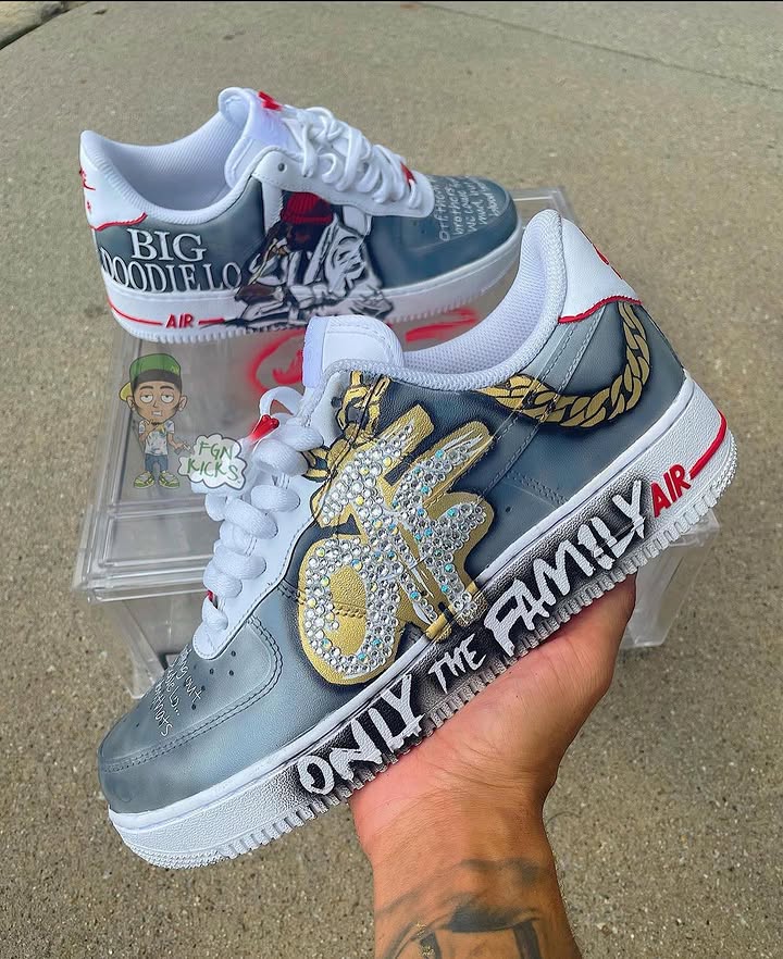 Hand Painted Custom Air Force 1 Sneakers