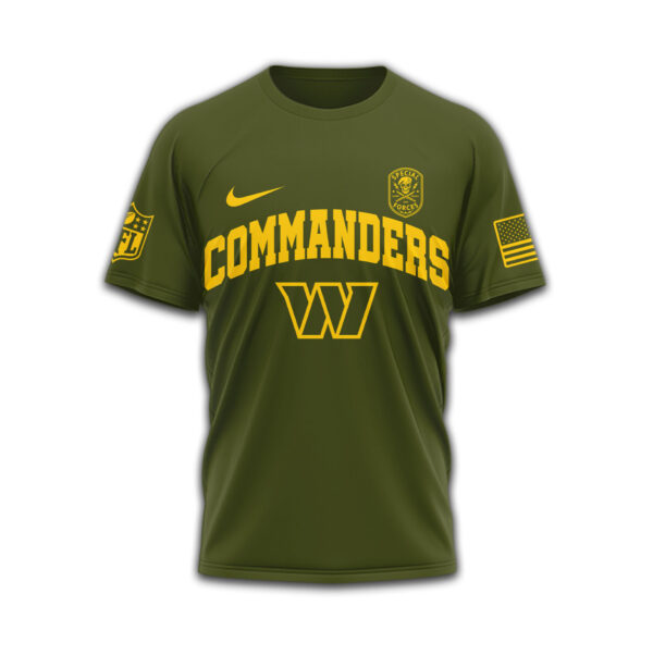 Washington Commanders | Premium NFL Green Berets 3D Shirt TD