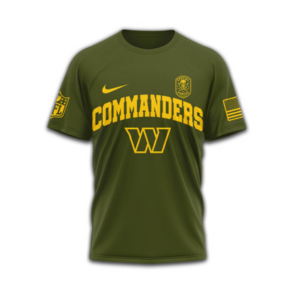 Washington Commanders | Premium NFL Green Berets 3D Shirt TD