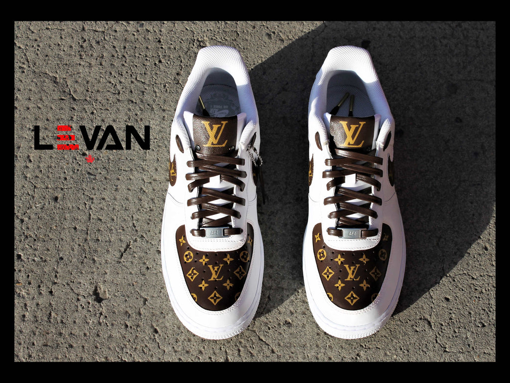 REAL COLOR LV Custom Air Force 1