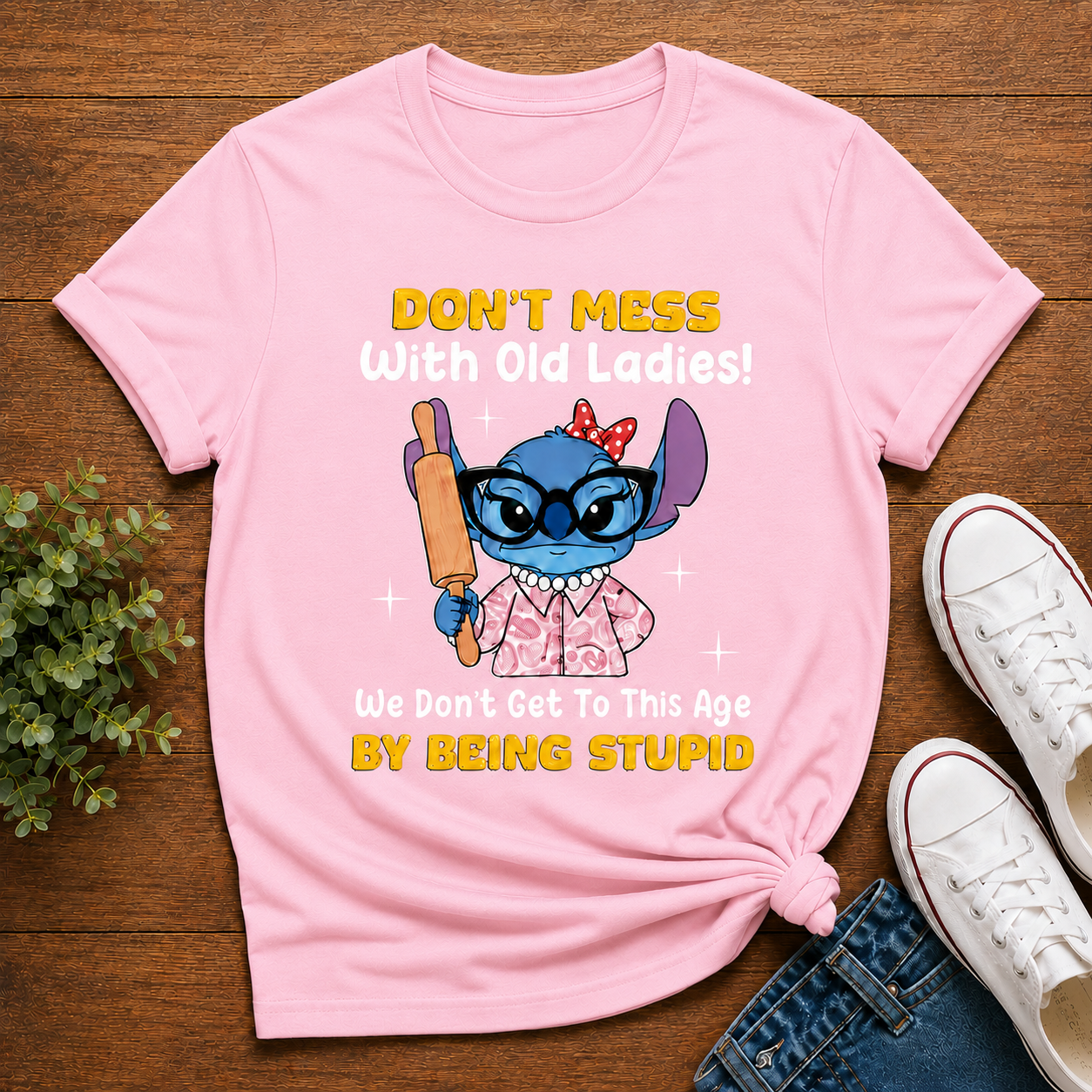 Disney|Stitch - DON'T MESS With Old Ladies!