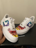 Abstract Art White Custom Air Force 1