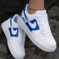 ACC Print White Blue Custom Air Force 1