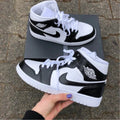 Black White Custom Air Jordan 1