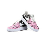 Pink Black Splatter Custom Air Force 1