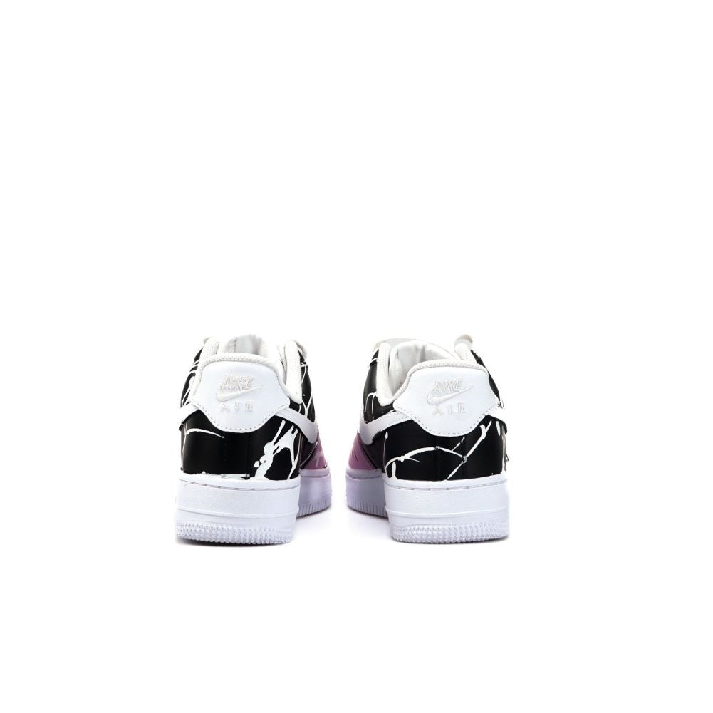 Pink Black Splatter Custom Air Force 1