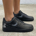 Astronaut Galaxy Stars Black Custom Air Force 1