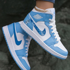 Astronaut Star Constellation Baby Blue Navy Blue Custom Air Jordan 1