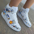 Auto - themed Splatter Blue Gold Custom Air Force 1