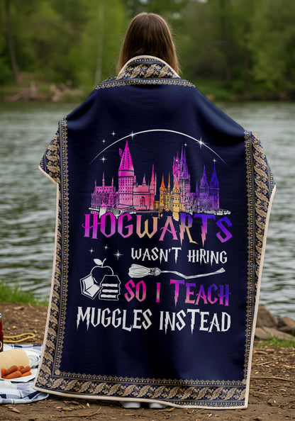 Hogwarts Houses Premium Sheepskin Blanket | Harry Potter - I Save Teach