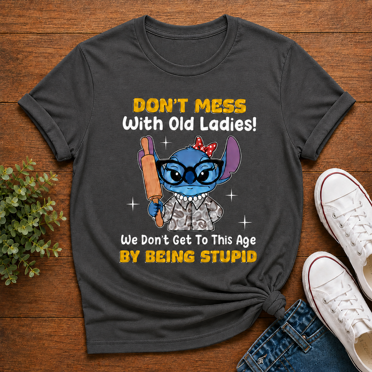 Disney|Stitch - DON'T MESS With Old Ladies!