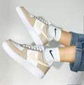 Brown Beige Custom Air Force 1