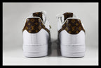 Brown LV Custom Air Force 1