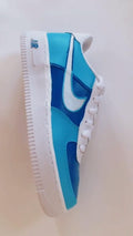 Baby Blue and Blue Custom Air Force 1