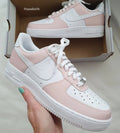 Baby Pink White Custom Air Force 1