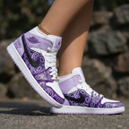 Bandana Pattern Baby Purple White Custom Air Jordan 1