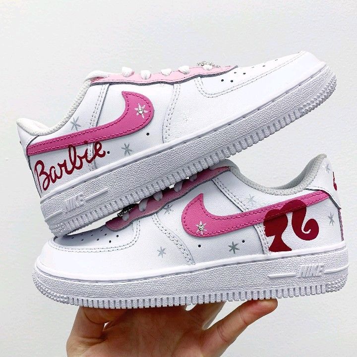 Barbie Theme Pink Custom Air Force 1