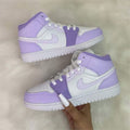 Lavender Purple  Custom Air Jordan 1