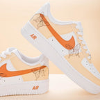 Khaki Butterfly Beige Custom Air Force 1