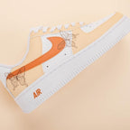 Khaki Butterfly Beige Custom Air Force 1