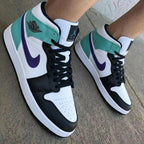 Black Green Purple Custom Air Jordan 1