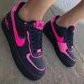 Black Hot Pink Custom Air Force 1 Shadow