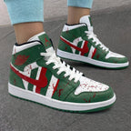 Blood - Splatter Green Red Custom Air Jordan 1