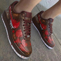 Blood Splatter Pattern Brown Red Custom Air Force 1