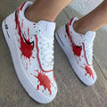 Blood Splatter Red Custom Air Force 1