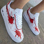 Blood Splatter Red Custom Air Force 1