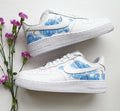 Blue Clouds White Custom Air Force 1