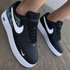 Blue Gold Cloud Black Custom Air Force 1