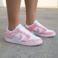 Bow Clouds Stars Baby Pink White Custom Dunk
