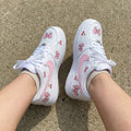 Bows Cherries Baby Pink Custom Air Force 1