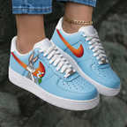 Bugs Bunny Baby Blue Orange Custom Air Force 1