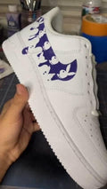 Bunny Pattern Purple Custom Air Force 1