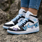 Butterflies Baby Blue Custom Air Jordan 1