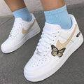 Butterflies Beige Custom Air Force 1