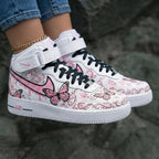 Butterflies Paisley Pink Custom Air Force 1