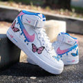 Butterflies Pink Blue Custom Air Force 1