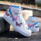 Butterflies Pink Blue Custom Air Force 1